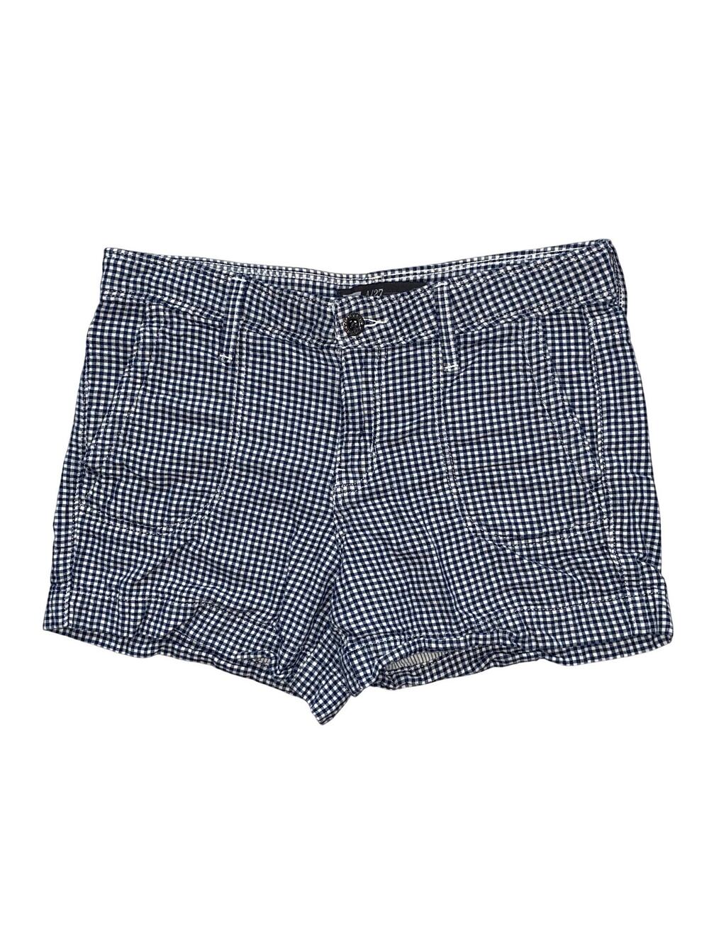 Levi's Striped Cotton Shorts Women's Size 4 27 Gingham Seersucker Summer Casual
